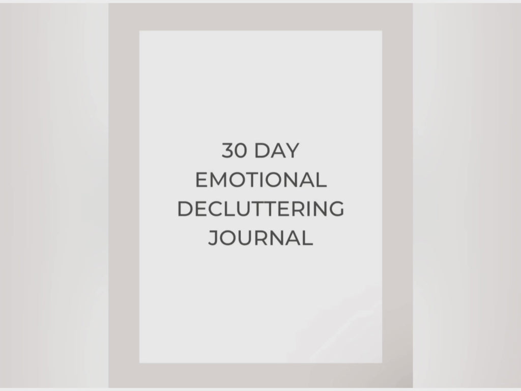 30 Day Decluttering Journal